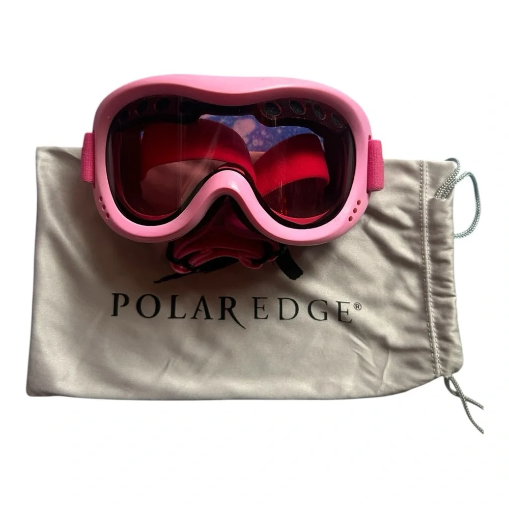 Polar Edge Pink youth Ski Goggles